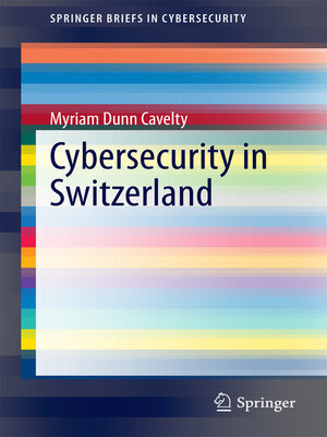 cover image of Cybersecurity in Switzerland